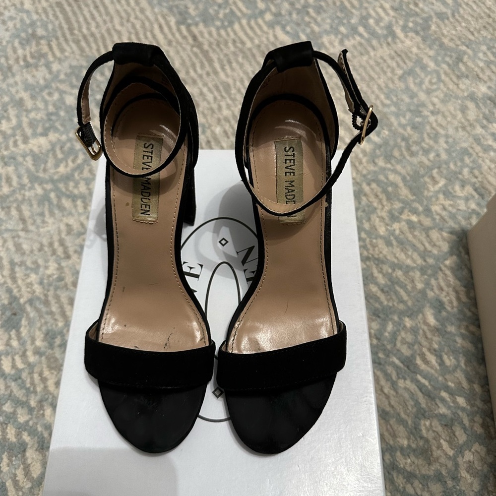 Steve Madden Black Women's Heels